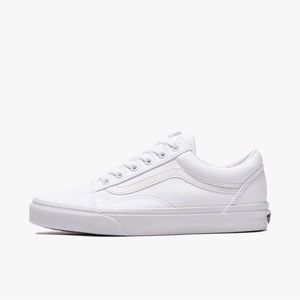 Vans Old Skool Shoes, True White | Sz 8